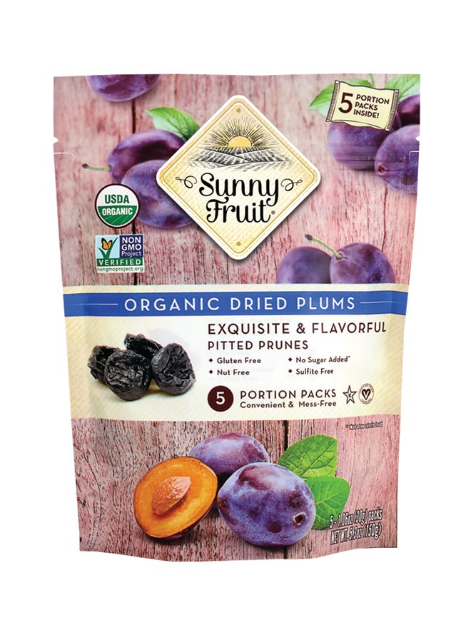 SUNNY FRUIT Organic Dried Plums 150grams - Image 1