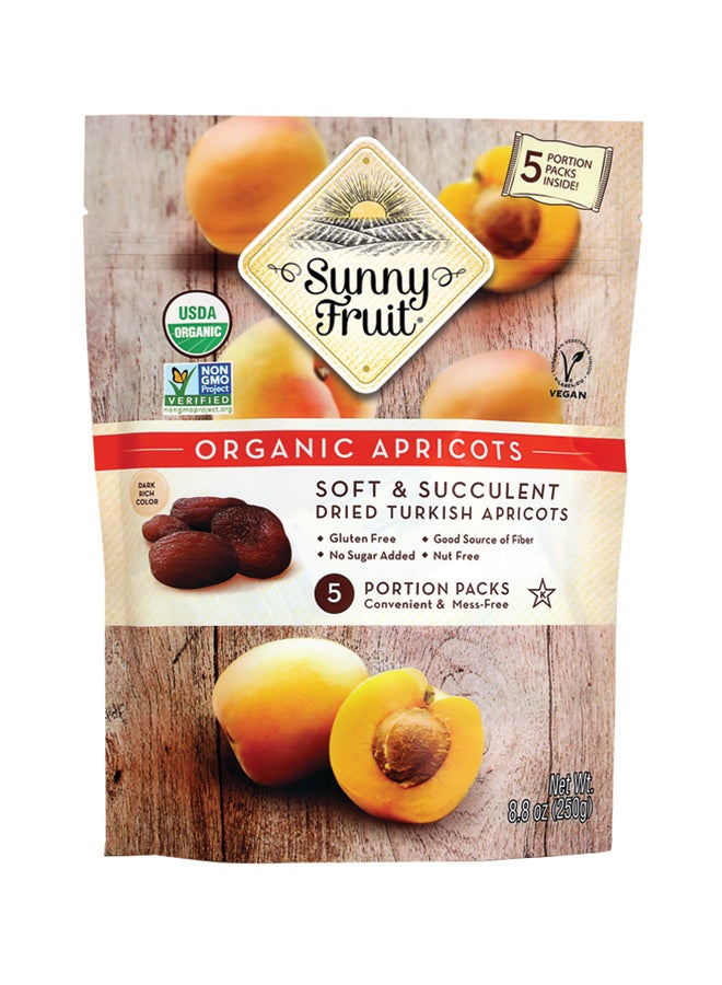 SUNNY FRUIT Soft And Succulent Dried Apricots 250grams - Image 1