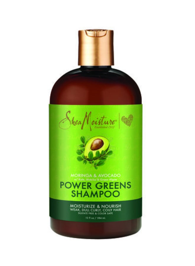SheaMoisture Moringa & Avocado Shampoo 384ml - Image 1