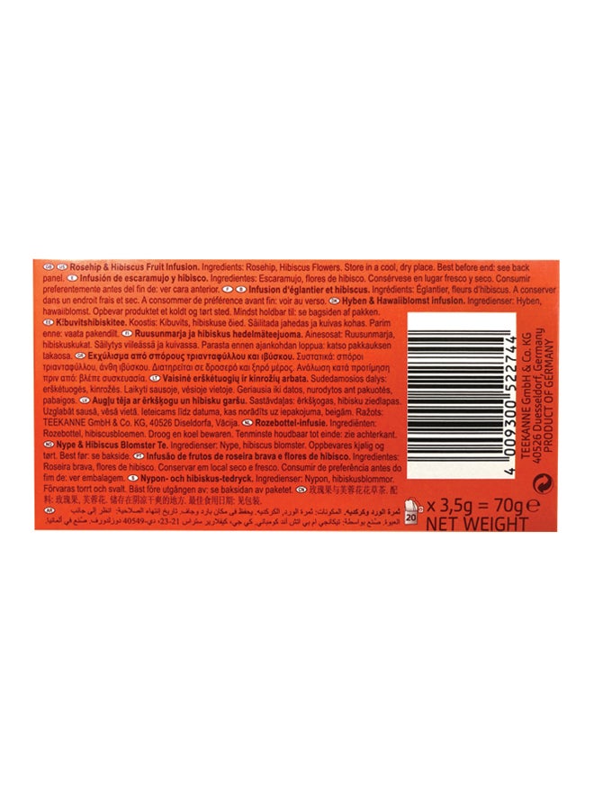 Teekanne - Rosehip And Hibiscus Fruit Infusion, 20 Piece 70grams - Image 1
