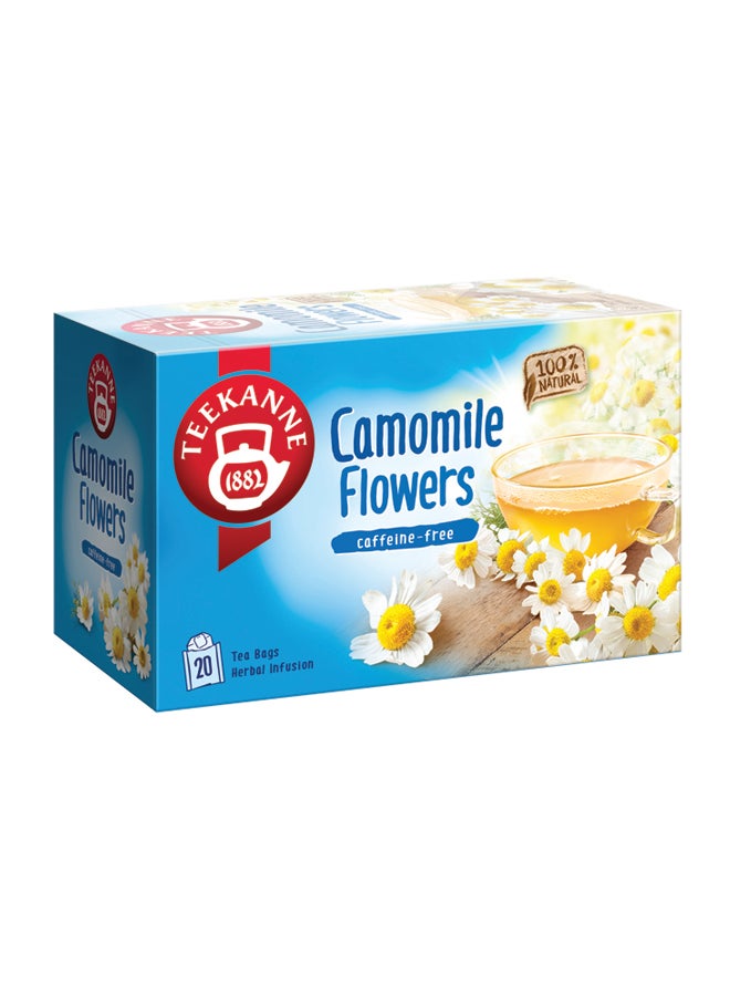 Teekanne Camomile Flower Pleasant And Mild Herbal Infusion Tea 20 Bags 30grams  - Image 1