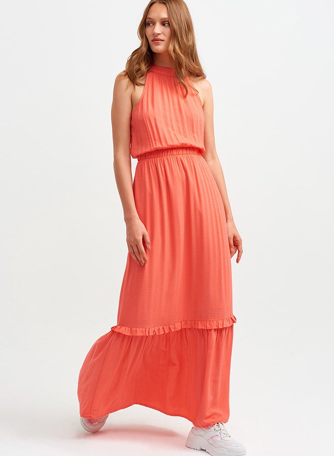 OXXO Halter Neck Long Dress Pink  - Image 1