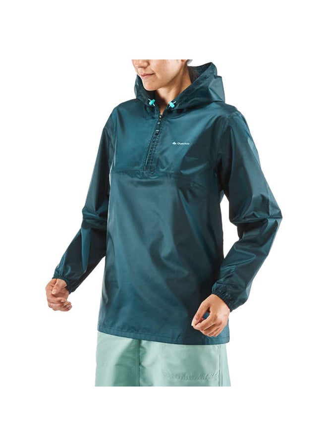 DECATHLON Hooded Neck Jacket Turquoise  - Image 3