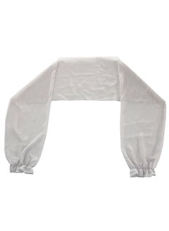 Solid Color Chiffon Air Conditioning Shirt Sun Beach Towel Raglan Sleeve Shawl Grey