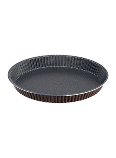 Non-Stick Fluted Tart Brown/Black 30cm - v1600162285/N36281599A_1