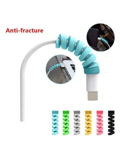 Generic 4-Piece Spiral Charger Cable Protector Multicolour  - Image 2