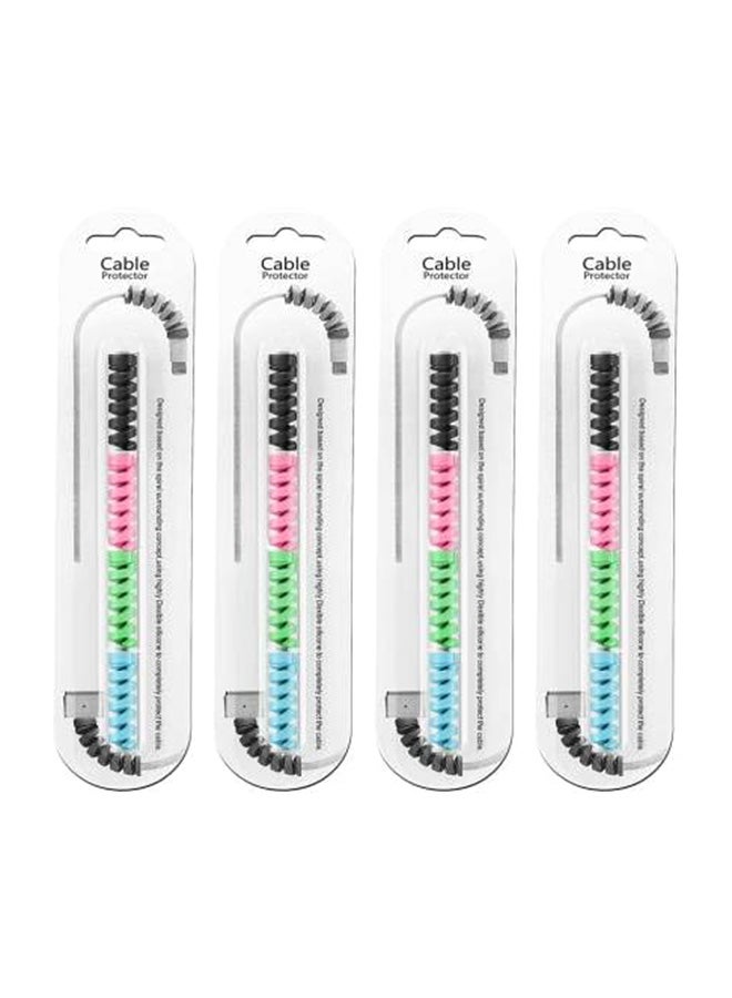 Generic - 16-Piece Spiral Charger Cable Protector Multicolour - Image 1