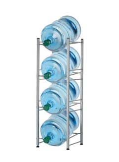 ZL 4-Compartment Metal Water Bottle Stand Grey 108cm  - Image 2