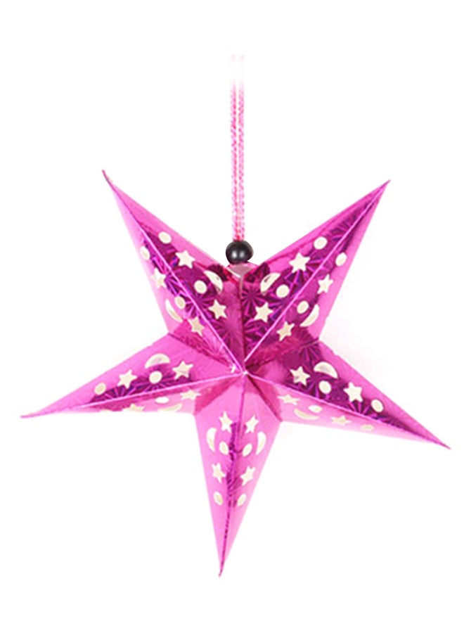 Sharpdo Decoration Stereo Star Pendant Purple/White 60cm