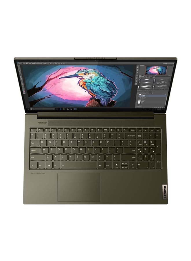 Lenovo - Yoga Creator 7 Multimedia Laptop With 15.6-Inch Display, Intel Core i7-10750H Processor/16GB RAM/1TB SSD/NVIDIA GeForce GTX 1650 4GB GDDR6 Graphic Card/Windows Dark Moss - Image 1