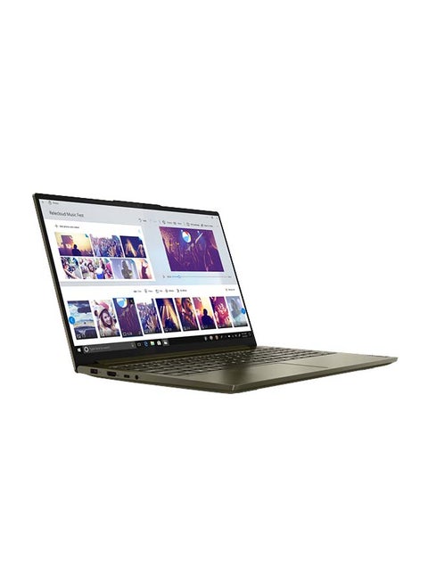 Yoga Creator 7 Multimedia Laptop With 15.6-Inch Display, Intel Core i7-10750H Processor/16GB RAM/1TB SSD/NVIDIA GeForce GTX 1650 4GB GDDR6 Graphic Card/Windows Dark Moss