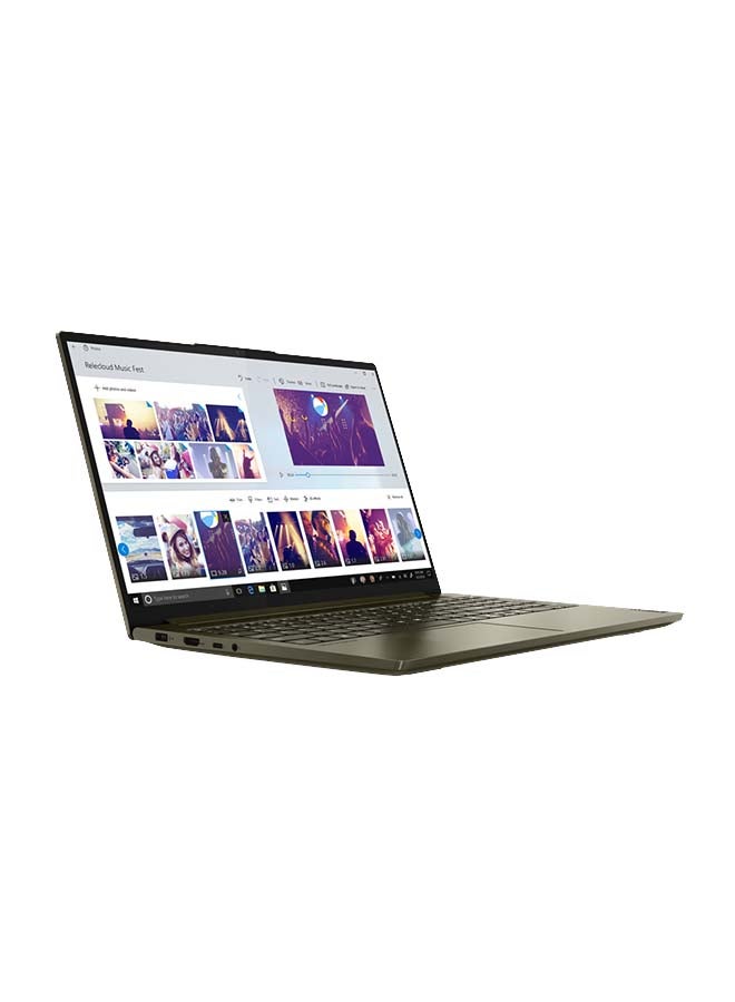 Lenovo - Yoga Creator 7 Multimedia Laptop With 15.6-Inch Display, Intel Core i7-10750H Processor/16GB RAM/1TB SSD/NVIDIA GeForce GTX 1650 4GB GDDR6 Graphic Card/Windows Dark Moss - Image 1