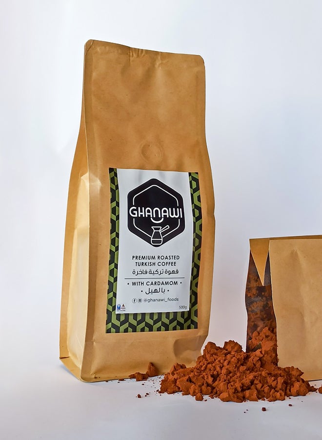 Ghanawi Premium Roasted Turkish Coffee 500grams - Image 2