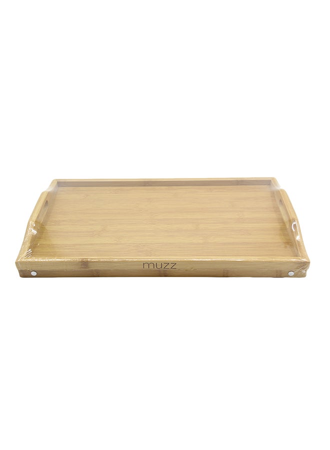 Kole Imports Bamboo Bed Tray With Folding Legs Brown 19.75x12inch  - Image 4