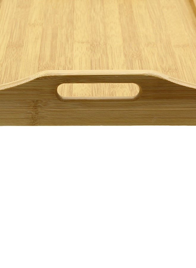 Kole Imports Bamboo Bed Tray With Folding Legs Brown 19.75x12inch  - Image 5
