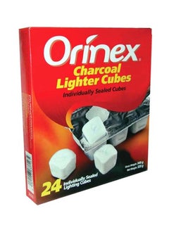 Charcoal Lighter Cube  24 Piece White 329grams