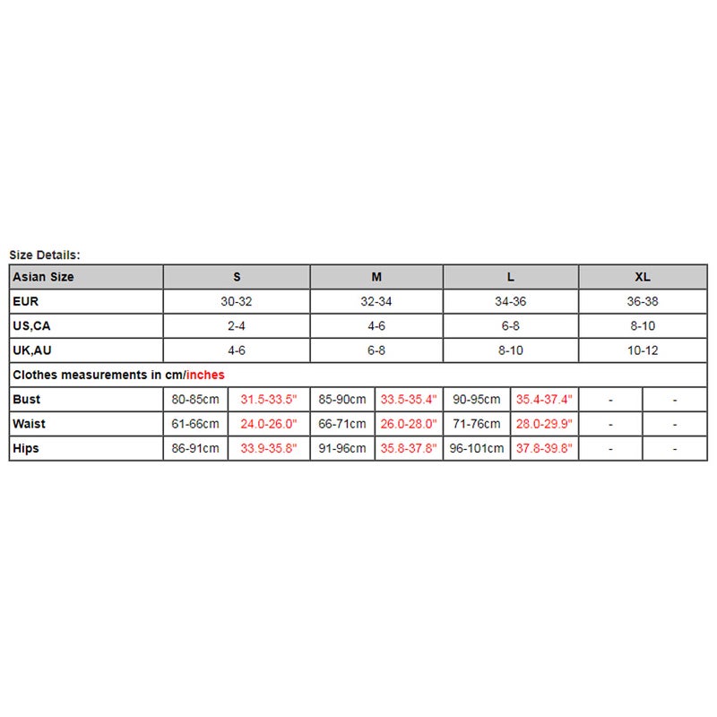 2-Piece Solid Swimwear Swimsuit Red  - Image 2