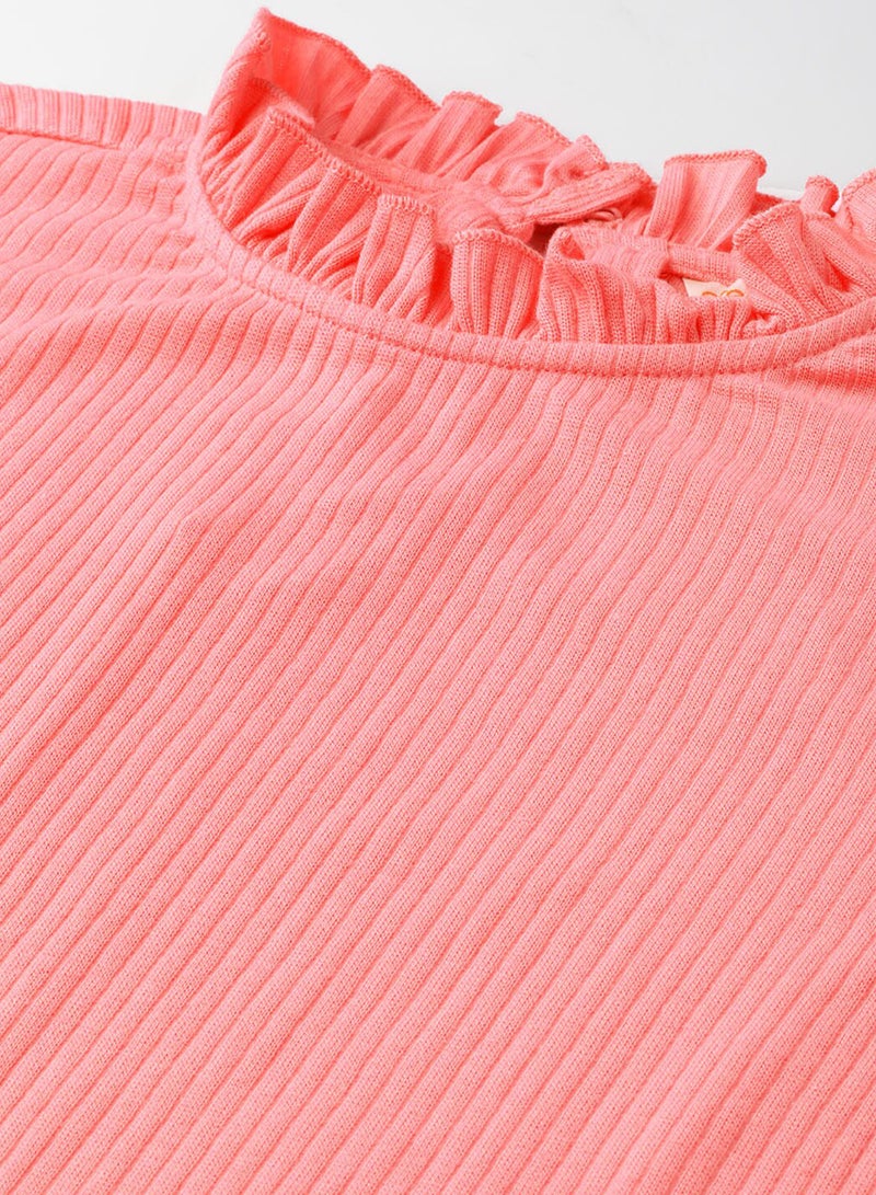 DressBerry Ruffle Detailed Top Pink - Image 5
