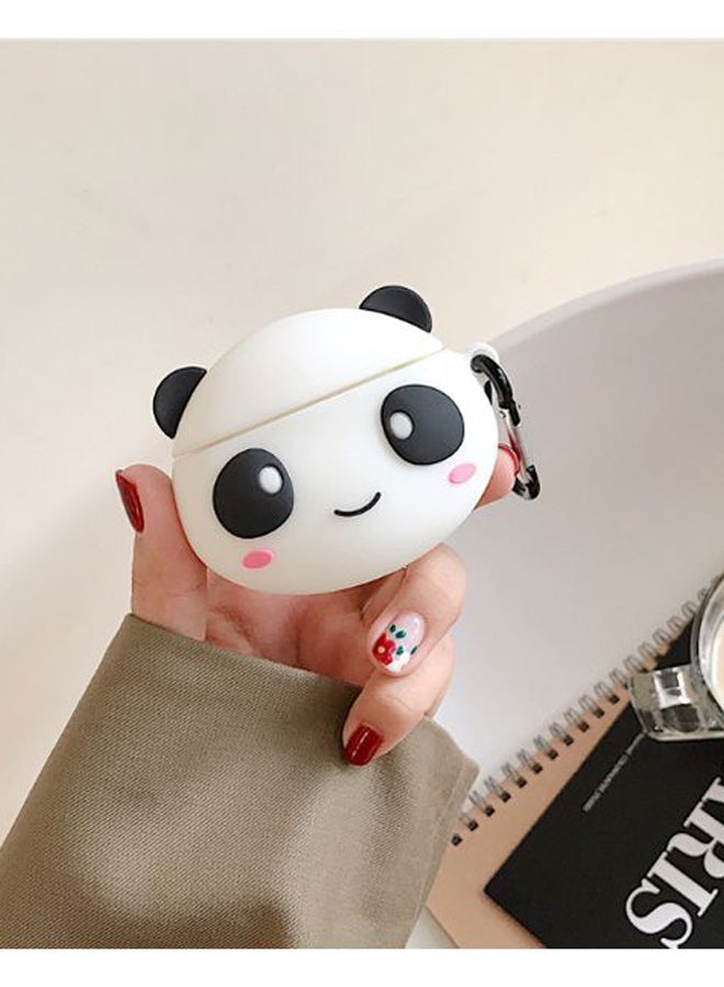 Beauenty Panda Themed Protective Case For Apple AirPods White/Black - Image 2