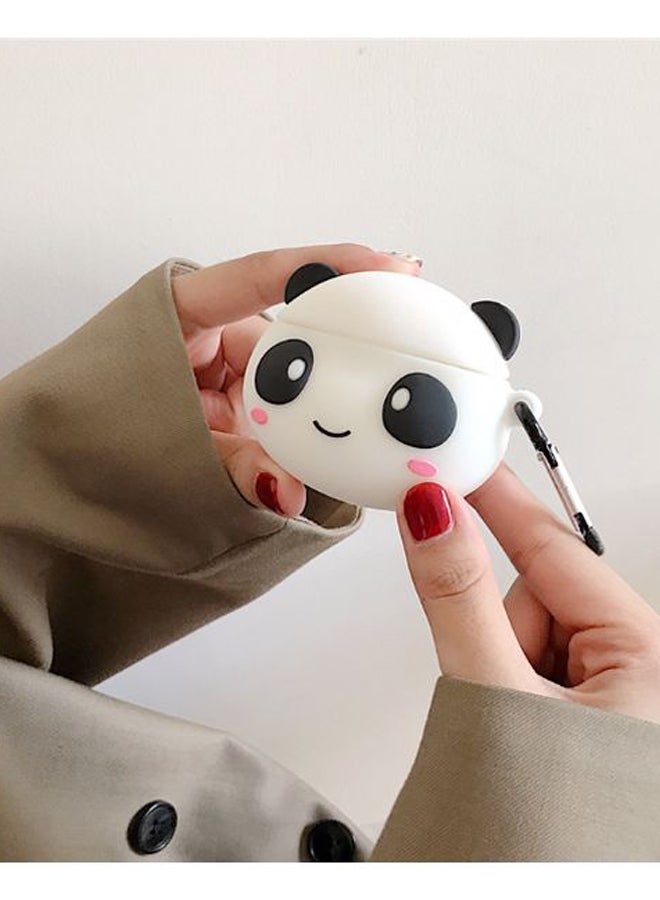 Beauenty Panda Themed Protective Case For Apple AirPods White/Black - Image 3