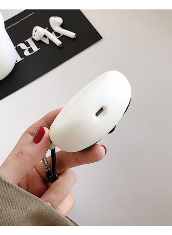 Beauenty Panda Themed Protective Case For Apple AirPods White/Black - Image 4