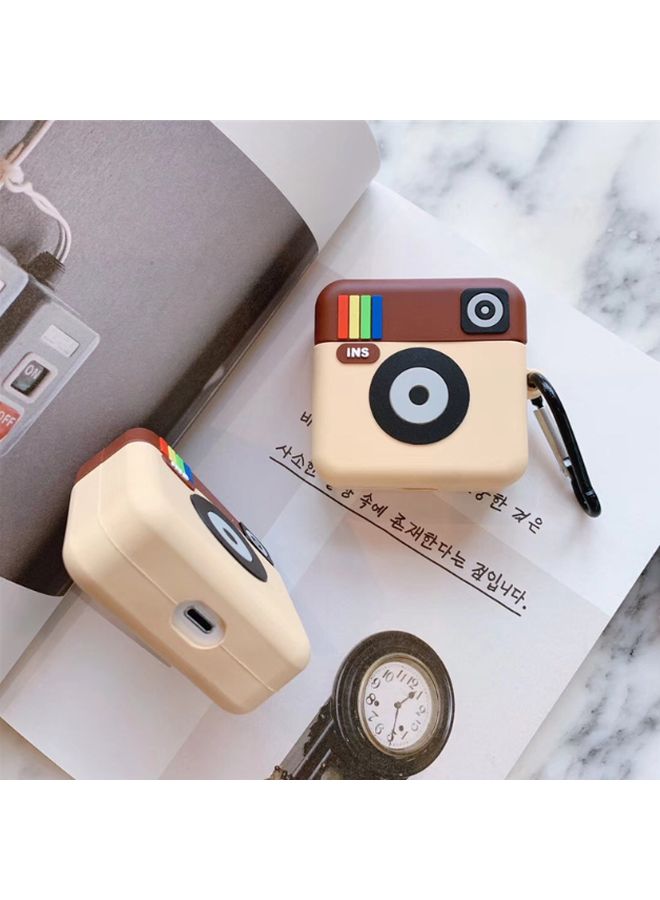 Beauenty Protective Case For Apple AirPods 1/2 Beige/Brown/Black - Image 2
