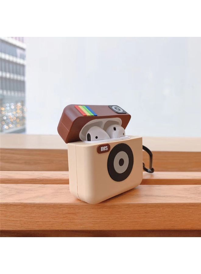 Beauenty Protective Case For Apple AirPods 1/2 Beige/Brown/Black - Image 3