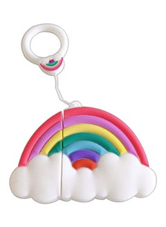 Rainbow Printed Protective Case For Apple AirPods Pro 1/2 Generation White/Red/Purple