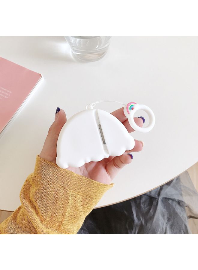 Beauenty - Rainbow Printed Protective Case For Apple AirPods Pro 1/2 Generation White/Red/Purple - Image 1