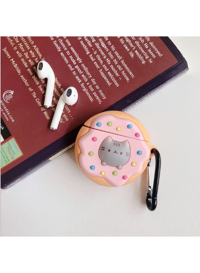 Beauenty Cute Cat Themed Protective Case Cover For Apple AirPods 1/2 Pink/Grey/Beige - Image 3