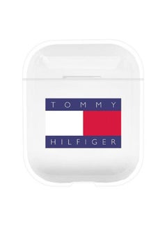 Tommy Hilfiger Printed Protective Case Cover For Apple AirPods 2 Transparent/Red/Blue