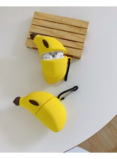 Beauenty Banana Designed Protective Case For Apple AirPods Pro 1/2 Generation Yellow/Black  - Image 3