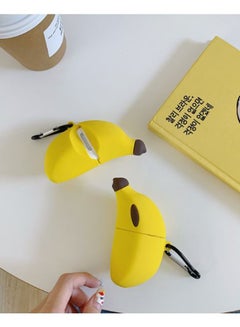 Beauenty Banana Designed Protective Case For Apple AirPods Pro 1/2 Generation Yellow/Black  - Image 2
