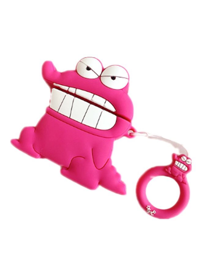 بيوينتي حافظة حماية لسماعات أبل إير بودز 1‏/2 وردي/أبيض - Image 1