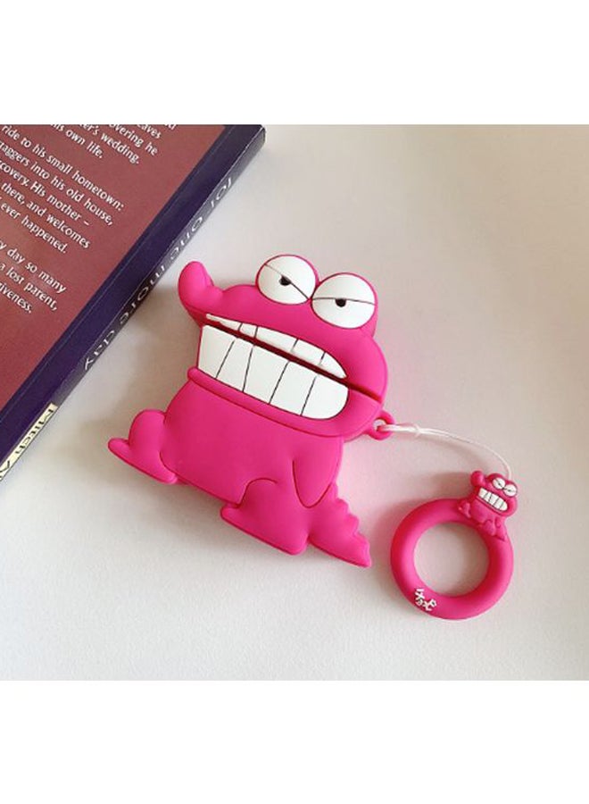 بيوينتي حافظة حماية لسماعات أبل إير بودز 1‏/2 وردي/أبيض - Image 2