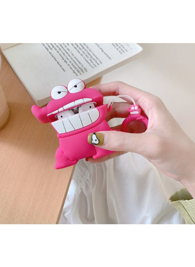 بيوينتي حافظة حماية لسماعات أبل إير بودز 1‏/2 وردي/أبيض - Image 3