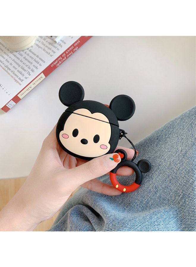Beauenty - Mickey Mouse Designed Protective Charging Case For Apple AirPods Pro 1/2 Red/Black/Beige - Image 1
