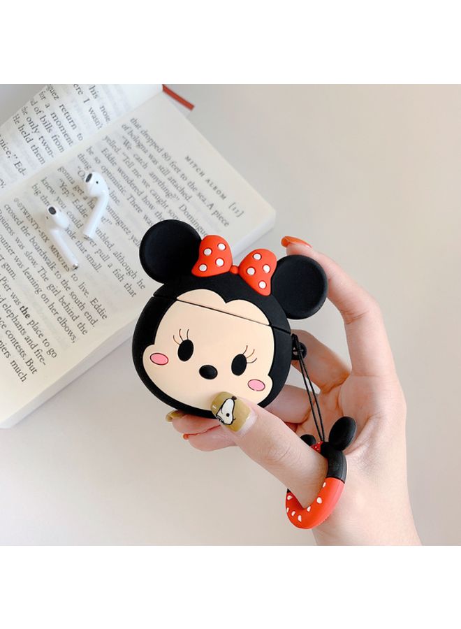 Beauenty - Minnie Mouse Protective Case For Apple AirPods 1/2 Red/Black/Beige - Image 1