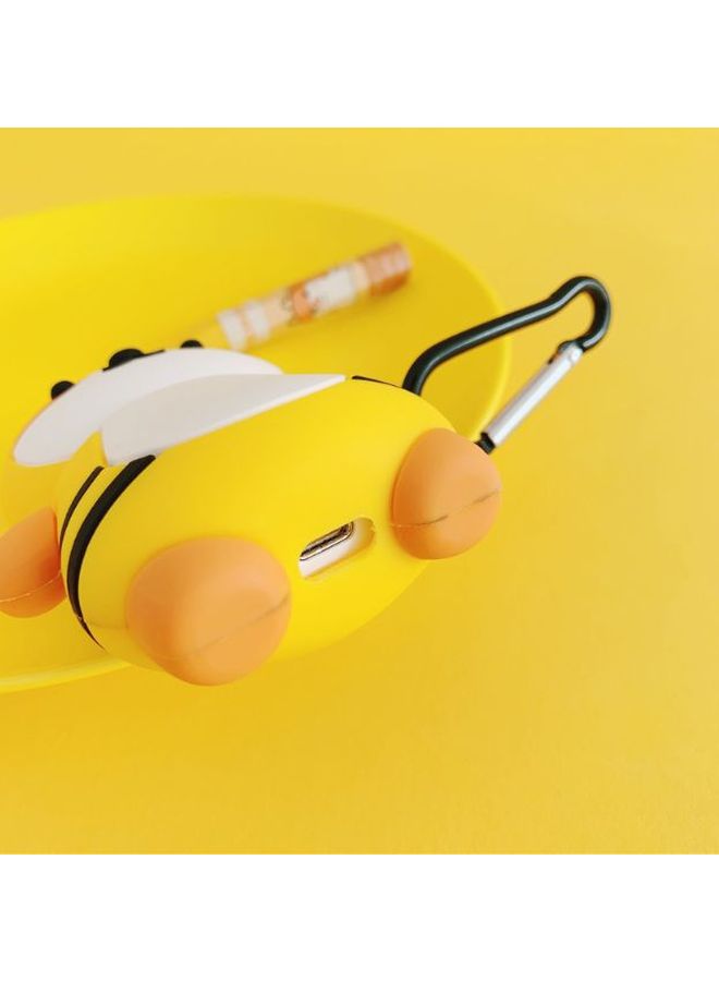 Beauenty Cartoon Dog Designed Protective Charging Case For Apple AirPods 1/2 Generation Yellow/White/Black - Image 4