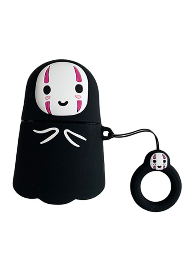 بيوينتي حافظة حماية بتصميم رسومات كارتونية لسماعات أبل آيربودز 1/2 أسود/ أبيض - Image 1