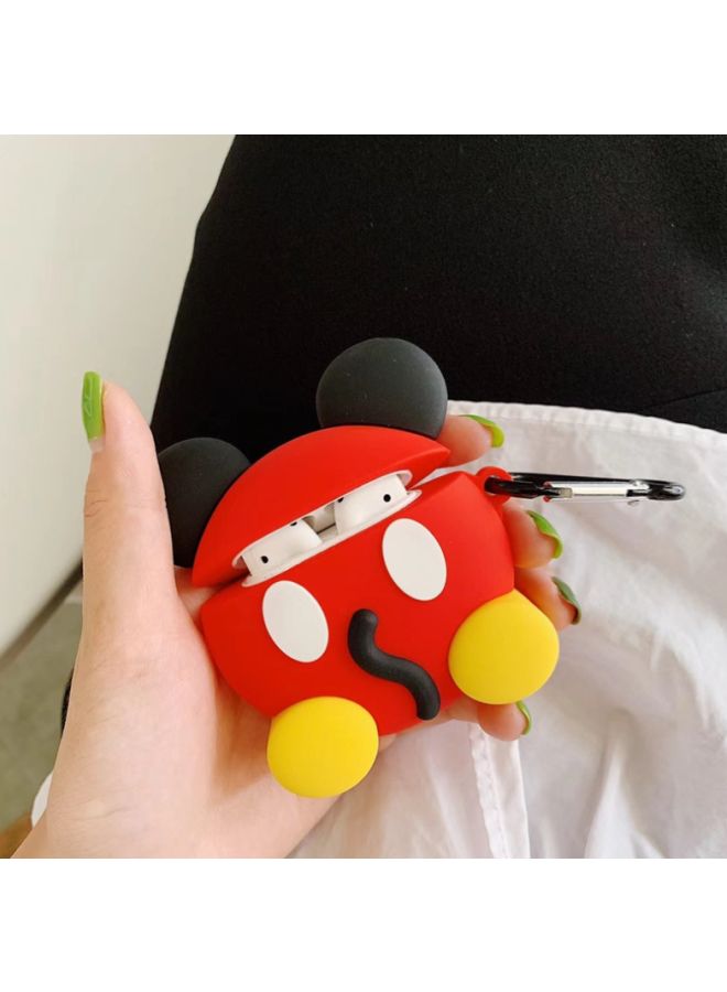 Beauenty - Cartoon Themed Protective Case Cover For Apple AirPods 1/2 Red/White/Yellow - Image 1