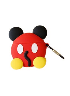 Cartoon Themed Protective Case Cover For Apple AirPods 1/2 Red/White/Yellow