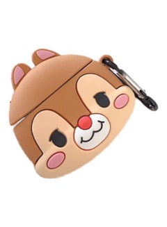 Beauenty Bunny Themed Protective Case With Carabiner For Apple AirPods Pro 1/2 Light Brown/Beige/Black  - Image 1