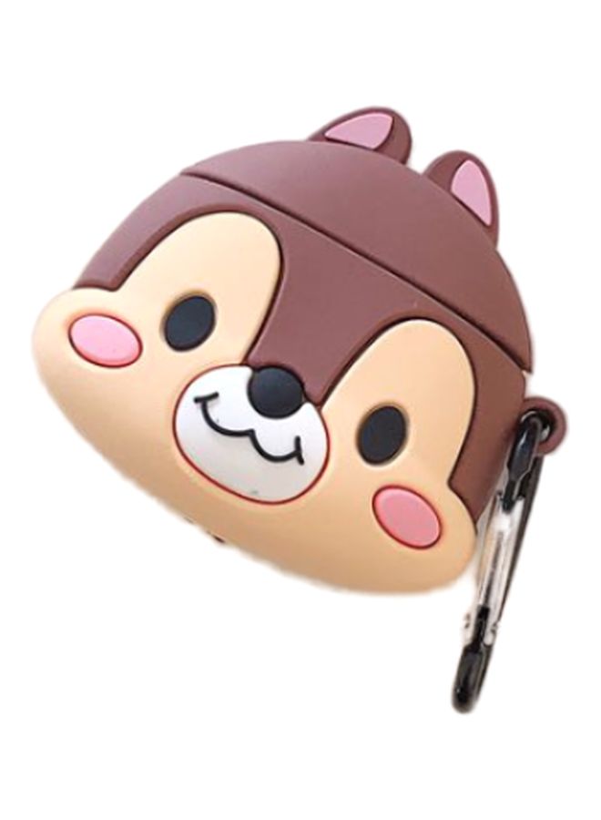 Beauenty Bunny Themed Protective Case Cover For Apple AirPods Pro 1/2 Dark Brown/Beige/Pink - Image 1