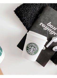 Beauenty Starbucks Coffee Cup Themed Protective Case For Apple AirPods Pro White/Green  - Image 5