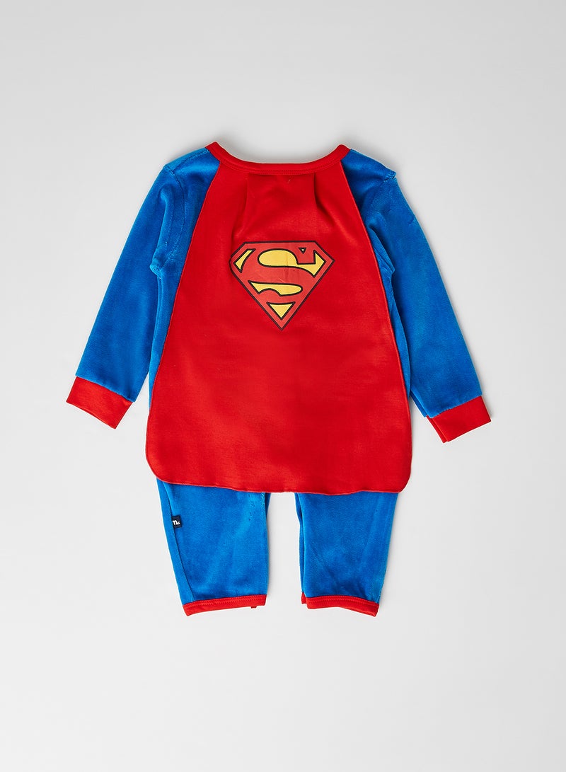 Moms Love - Baby Superman Onesie R.BLUE - Image 1