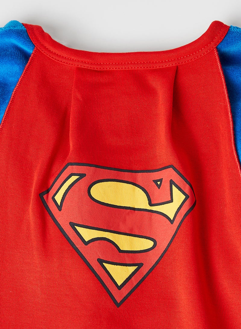 Moms Love - Baby Superman Onesie R.BLUE - Image 1