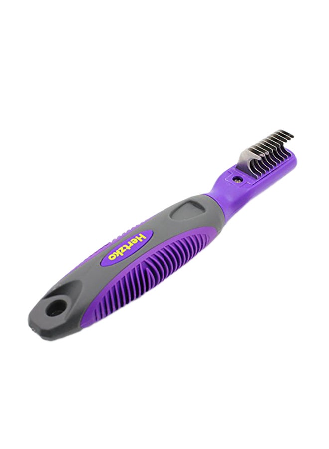 Grooming Comb Purple/Black 17.78x3.81x3.81cm - Image 2