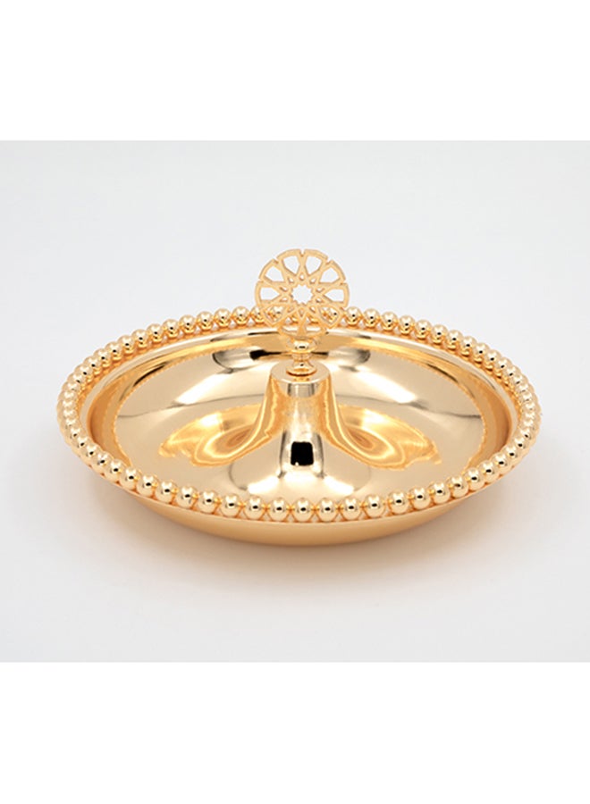 Dania Multipurpose Metal Holder Gold 18x18x5cm