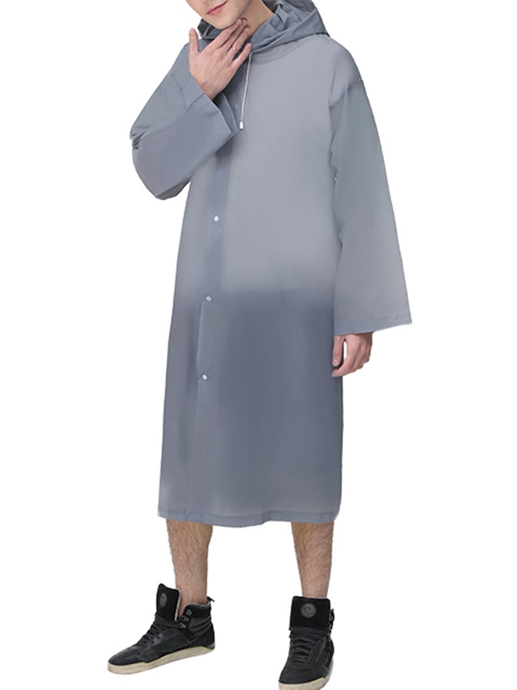 Generic - EVA Hooded Raincoat Grey - Image 1
